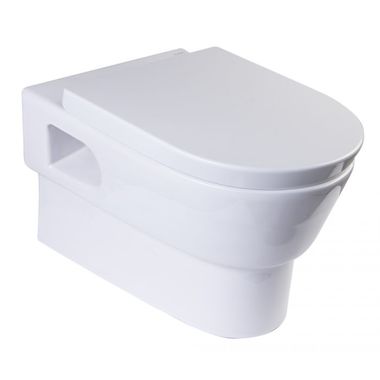 Click here to see Alfi WD332 EAGO WD332 Wall Mounted Dual Flush White Ceramic Toilet - White