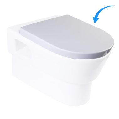 Click here to see Alfi R-332SEAT EAGO R-332SEAT Replacement Soft Closing Toilet Seat - White