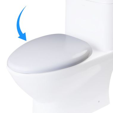 Click here to see Alfi R-346SEAT EAGO R-346SEAT Replacement Soft Closing Toilet Seat - White