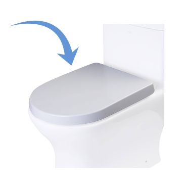 Click here to see Alfi R-353SEAT EAGO R-353SEAT Replacement Soft Closing Toilet Seat - White