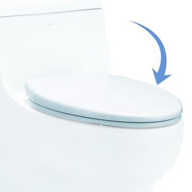 Click here to see Alfi R-358SEAT EAGO R-358SEAT Replacement Soft Closing Toilet Seat - White