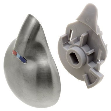 Click here to see Delta RP28595SS Delta RP28595SS Delta Single Metal Handle - Temperature Knob/Cover (Stainless)