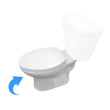 Click here to see ProStock PSBE100 ProStock Elongated Toilet Bowl Only, White, PSBE100