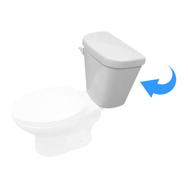 Click here to see ProStock PST100 ProStock Toilet Tank Only, 1.28 GPF, White, PST100