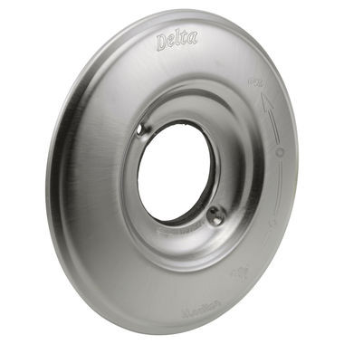 Click here to see Delta RP34354SS Delta RP34354SS Victorian 17 Series Escutcheon, Stainless Steel