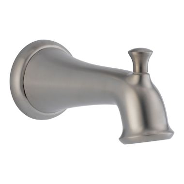Click here to see Delta RP52153SS Delta Linden Tub Spout with Pull-Up Diverter, Stainless - RP52153SS