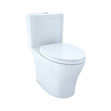 Click here to see Toto MS446124CUMG#11 TOTO MS446124CUMG#11 Aquia IV Toilet w/ WASHLET+ Connection - 1.0 gpf, Colonial White, Two-Piece, Elongated