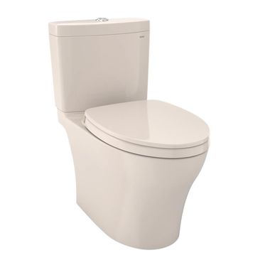 Click here to see Toto MS446124CUMG#12 TOTO MS446124CUMG#12 Aquia IV Toilet w/ WASHLET+ Connection - 1.0 gpf, Sedona Beige, Two-Piece, Elongated