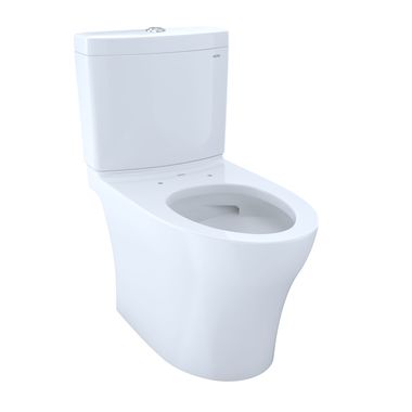 Click here to see Toto CST446CEMG#01 TOTO Aquia IV Two-Piece Elongated Toilet, 1.28/0.8 GPF, Cotton White - CST446CEMG#01
