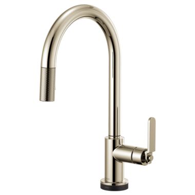 Click here to see Brizo 64044LF-PN Brizo Litze Brilliance Polished Nickel One Handle Pulldown Kitchen Faucet with SmartTouch Technology, MagneDock, 1.8 GPM - 64044LF-PN