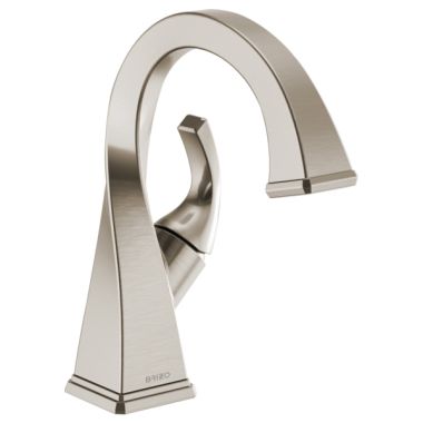 Click here to see Brizo 65030LF-BN-ECO Brizo Virage One-Handle Deck-Mount Brilliance Brushed Nickel Bathroom Faucet, Laminar Flow, Less Drain, Single-Hole, 1.2 GPM - 65030LF-BN-ECO