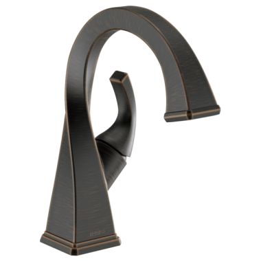 Click here to see Brizo 65030LF-RB Brizo Virage One-Handle Deck-Mount Venetian Bronze Bathroom Faucet, Laminar Flow, Less Drain, Single-Hole, 1.5 GPM - 65030LF-RB