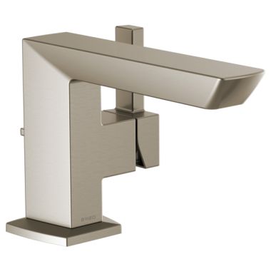 Click here to see Brizo 65088LF-NK-ECO Brizo Vettis One-Handle Deck-Mount Brilliance Luxe Nickel Bathroom Faucet with Metal Pop-Up Drain, Single-Hole, Laminar Flow, 1.2 GPM - 65088LF-NK-ECO