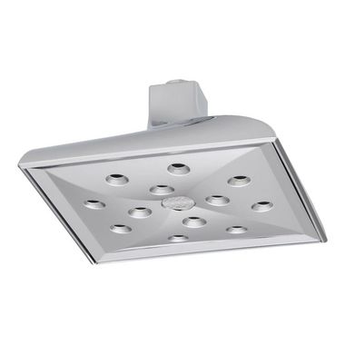 Click here to see Brizo 81330-PC-2.5 Brizo Virage 8in Polished Chrome Raincan Shower Head, Square, Single-Function, H2OKinetic, 2.5 GPM, Ceiling-Mount - 81330-PC-2.5