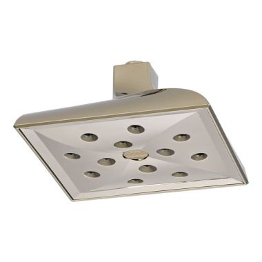 Click here to see Brizo 81330-PN-ECO Brizo Virage 8in Polished Nickel H2OKinetic Raincan Shower Head, Square, Single-Function, 2 GPM, Ceiling-Mount - 81330-PN-ECO