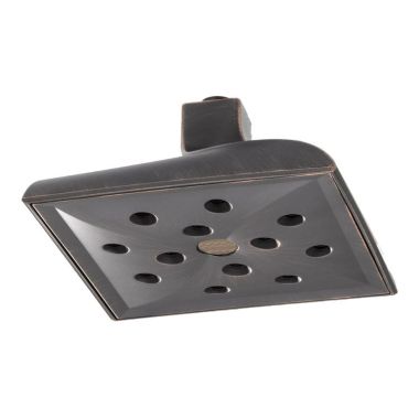 Click here to see Brizo 81330-RB Brizo Virage 8in Venetian Bronze Raincan Shower Head, Square, Single-Function, H2OKinetic, 1.75 GPM, WaterSense, Ceiling-Mount - 81330-RB