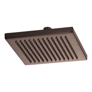 Click here to see Brizo 83341-RB-ECO Brizo  Essential 8in Single-Function Raincan Shower Head, Linear, Square, 2 GPM, Venetian Bronze - 83341-RB-ECO