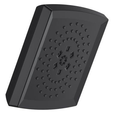 Click here to see Brizo 87488-BL Brizo Vettis Multi-Function Showerhead with H2Okinetic, Spray Control Lever, WaterSense, 1.75 GPM, Matte Black - 87488-BL