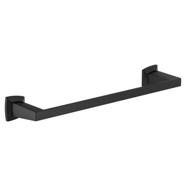 Click here to see Brizo 691888-BL Brizo Vettis 18in Wall-mounted Single Towel Bar, Brass Constructed, Matte Black - 691888-BL