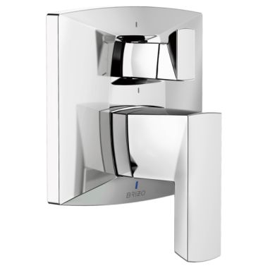 Click here to see Brizo T75P688-PC Brizo Vettis Pressure Balance Valve Trim w/ 6-Function Diverter Trim, Lever Handles, Polished Chrome - T75P688-PC