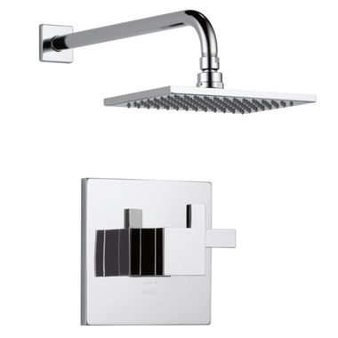 Click here to see Brizo T60280-PC-2.5 Brizo Siderna TempAssure Two-Handle Shower Faucet with Single-Function Rain Showerhead, 2.5 GPM, Lever Handles, Polished Chrome - T60280-PC-2.5
