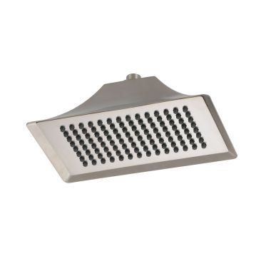 Click here to see Brizo RP48043BN-2.5 Brizo RSVP 11in x 7in Ceiling-Mount Rectangular Raincan Showerhead, Single-Function, 2.5 GPM, Rub-Clean Nubs, Brushed Nickel - RP48043BN-2.5