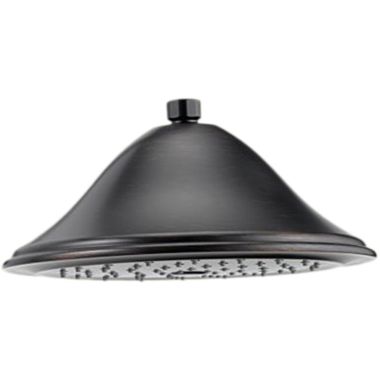 Click here to see Brizo RP52090RB-2.5 Brizo Traditional 9in Single-Function Raincan Shower Head with Touch-Clean Nozzles, Round, 2.5 GPM, Venetian Bronze - RP52090RB-2.5