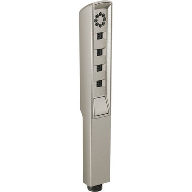 Click here to see Brizo RP92007NK Brizo Essential Multi-Function Hand Shower with H2Okinetic, Dual-Check Valve, WaterSense, 1.75 GPM, Brilliance Luxe Nickel - RP92007NK