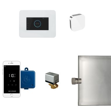 Click here to see Mr. Steam I3BUTLERWH Mr Steam iButler Steam Generator Control Kit  Package in White - I3BUTLERWH