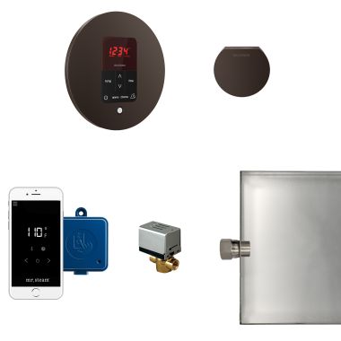 Click here to see Mr. Steam MSBUTLER1RD-ORB Mr Steam Butler Steam Generator Control Kit  Package in Round Oil Rubbed Bronze - MSBUTLER1RD-ORB