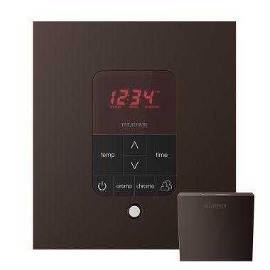Click here to see Mr. Steam MSITPLUSSQ-ORB Mr Steam iTempoPlus Square Steam Shower Control in Oil Rubbed Bronze  - MSITPLUSSQ-ORB
