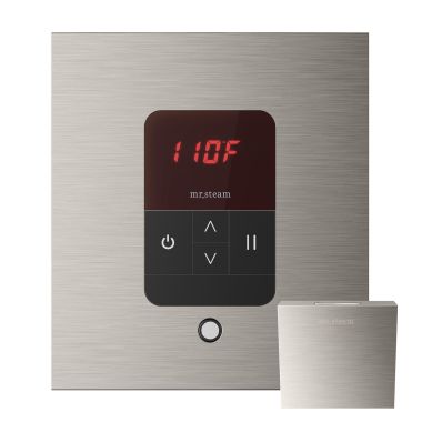 Click here to see Mr. Steam MSITEMPOSQ-BN Mr Steam iTempo Square Steam Shower Control in Brushed Nickel - MSITEMPOSQ-BN
