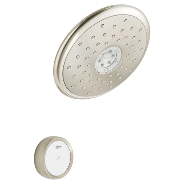 Click here to see American Standard 9038474.013 American Standard Spectra Plus eTouch Four-Spray Function Shower Head with Remote, 1.8 GPM, WaterSense Certified, Polished Nickel - 9038.474.013