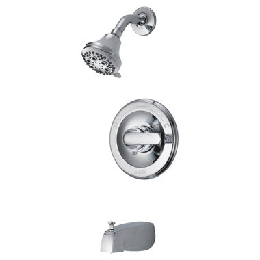 Click here to see Delta 134900-A Delta Monitor 13 Series Single-Handle Tub/Shower Faucet with 5-Setting Showerhead, Touch-Clean, 1.75 GPM, Lever Handle, Chrome - 134900-A