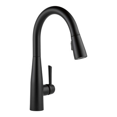 Click here to see Delta 9113-BL-DST-CDN Delta Essa Single Handle Pull-Down Kitchen Faucet, Matte Black - 9113-BL-DST-CDN