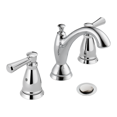 Click here to see Delta 3593-MPU-DST Delta Linden Chrome Lavatory Faucet for 4