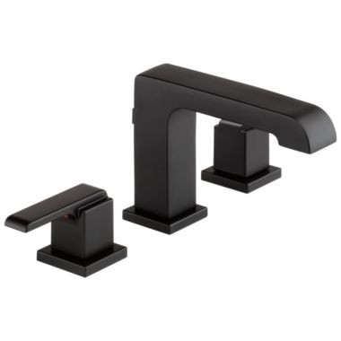 Click here to see Delta 3567-BLMPU-DST Delta Ara Widespread Lavatory Faucet, Angular Spout,  4