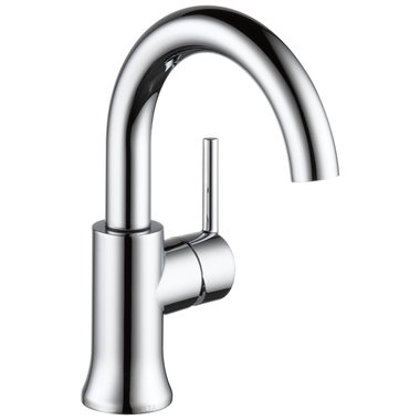Click here to see Delta 559HA-GPM-DST Delta Trinsic Single Handle High-Arc Bathroom Faucet w/ Pop-Up, 1.0 GPM, Chrome - 559HA-GPM-DST