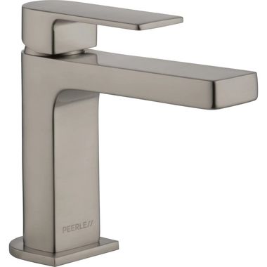 Click here to see Peerless P1519LF-BN-LPU Peerless Xander Single-Hole Bathroom Faucet, Single-Handle, 1.0 GPM, Lever Handle, ADA, WaterSense, Less Pop-Up, Brushed Nickel - P1519LF-BN-LPU