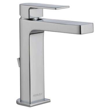 Click here to see Peerless P1519LF-HA Peerless Xander Single-Hole High-Arc Bathroom Faucet with 50/50 Pop-Up Drain, Single-Handle, 1.0 GPM, Lever Handle, ADA, WaterSense, Chrome - P1519LF-HA