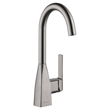 Click here to see Peerless P1819LF-SS Peerless Xander Stainless Single-Handle Bar Faucet with Swivel Spout, ADA Lever Handle, 1.5 GPM - P1819LF-SS