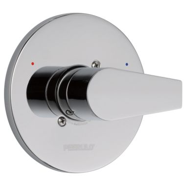 Click here to see Peerless PTT14019 Peerless Xander Pressure Balancing Valve Trim, Lever Handle, Polished Chrome - PTT14019