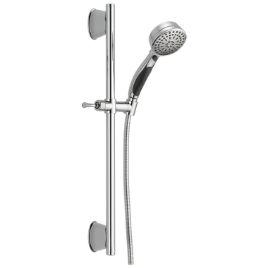 Click here to see Delta 51549 Delta ActivTouch 9-Setting Hand Shower with Slide Bar, Touch-Clean, WaterSense, 1.75 GPM, Chrome - 51549