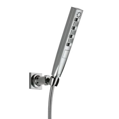 Click here to see Delta 55140 Delta Universal Showering H2OKinetic Four-Setting Wall Mount Hand Shower, 1.75 GPM, Chrome - 55140