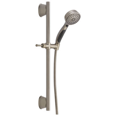 Click here to see Delta 51549-SS Delta ActivTouch 9-Setting Hand Shower with Slide Bar, Touch-Clean, WaterSense, 1.75 GPM, Stainless - 51549-SS