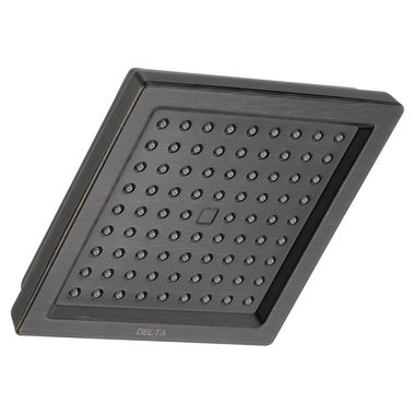 Click here to see Delta 52283-RB Delta Single-Setting Raincan Shower Head, 1.75 GPM, Venetian Bronze - 52283-RB