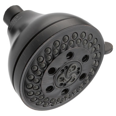 Click here to see Delta 52637-RB18-PK Delta 4-3/16in H2OKinetic Five-Setting Shower Head, 1.75 GPM, Touch-Clean Nozzles, WaterSense, Venetian Bronze - 52637-RB18-PK