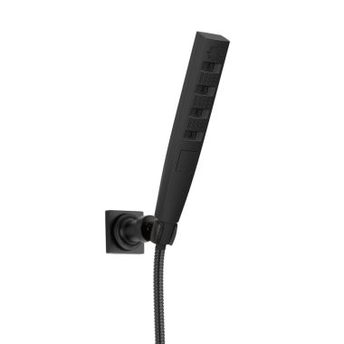 Click here to see Delta 55140-BL Delta Universal Showering H2OKinetic Four-Setting Wall Mount Hand Shower, 1.75 GPM, Matte Black - 55140-BL