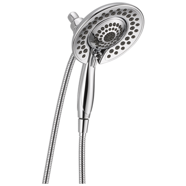 Click here to see Delta 58569-PK Delta In2ition 1.75 GPM 5-Setting Touch-Clean 2-in-1 Shower, Touch-Clean Spray Nozzles, WaterSense Certified, Chrome - 58569-PK