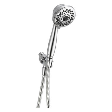 Click here to see Delta 59346-PK Delta Premium 1.75 GPM 7-Setting Wall-Mount Handheld Shower with Touch-Clean Nozzles, WaterSense, Chrome  - 59346-PK